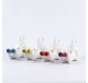 CHAT Jumelles Jaune ARTY 17 cm  - Figurines, statuettes - Lecomptoirdesauthentics