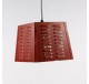 Lampe SUSPENSION Vintage Rouge - Luminaire - Lecomptoirdesauthentics