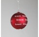 Boule Lumineuse Rouge de Noël GREETINGS SEASONS  - Décoration de Noël  - Lecomptoirdesauthentics