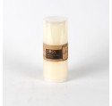 Bougie LED cylindrique ivoire Haut. 19 cm