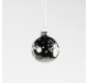 Boule de Noël à Noir Brillant à poser ou suspendre - Décoration de Noël  - Lecomptoirdesauthentics