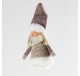 Ange beige CLARA à suspendre en feutrine 8 cm - Décoration de Noël  - Lecomptoirdesauthentics