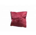 Coussin rouge rubis